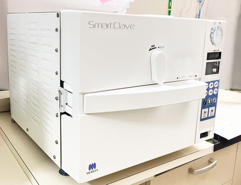 八千代緑が丘駅より徒歩1分の歯医者、公園都市プラザわかば歯科の最新の医療設備