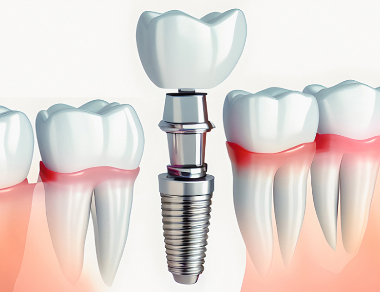 八千代緑が丘駅より徒歩1分の歯医者、公園都市プラザわかば歯科のインプラント治療